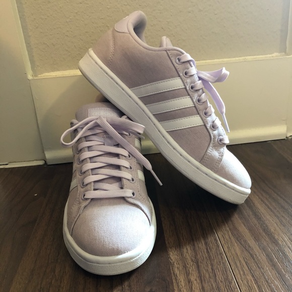 lavender adidas sneakers